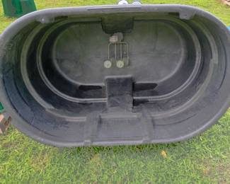 Rubbermaid 100 gallon water trough with heater, one of two