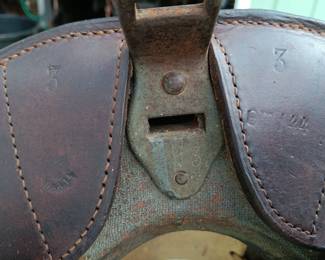 rear of saddle with the marks