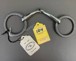 Lot #104: Winchester Brand hand forged snaffle bit