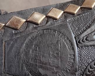 Western Saddle 14 1/2" seat, stamped Western Saddlery, #435