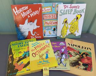 Lot #66: lot of 7 Dr. Seuss and other books
