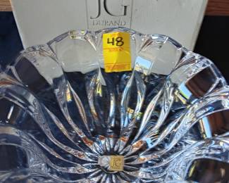 Lot #48 Calliope 10" crystal bowl by JC Durand