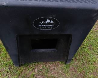 High Country steps for mounting a horse
