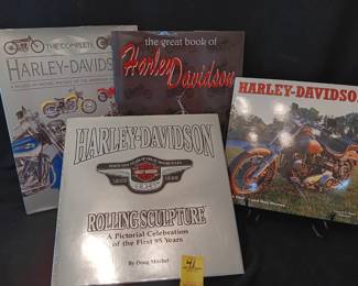 Lot #41: lot of 4 Harley-Davidson Books