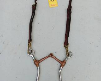 Lot #179: Tory headstall and snaffle bit with copper-infusing
