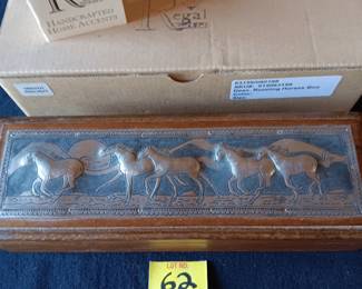 Lot #62: Regis hand-crafted box