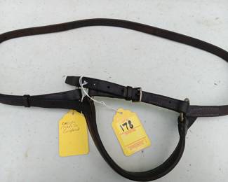 Lot #178: Crosby headstall, made in England