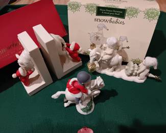 Sampling of vintage Snow Babies! There are lots and lots of them!