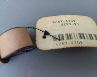 Circle Y Brand Breast Plate with silver tone, has original price tag