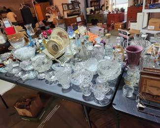 Crystal, glassware and china