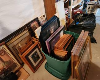 Pictures and prints both antique and recent 