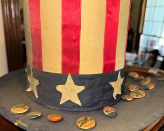 Vintage Folklore Election Hat 