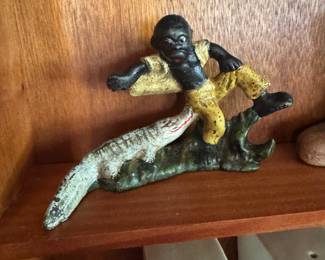 Antique Black Americana Bottle Opener