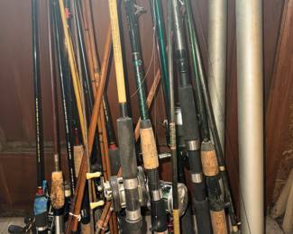 So many fabulous fishing rods!!