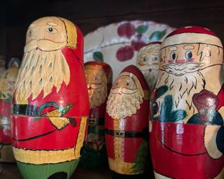 Vintage Wooden Nesting Dolls