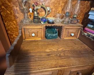 Antique Oak Desk