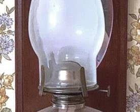 96 - Sconce Oil Lamp - 15" x 7"