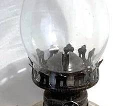 201 - Oil Lamp - 11" Tall