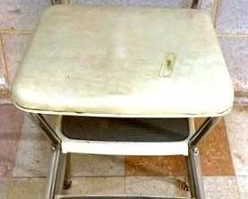 111 - Vintage Chair/Step Ladder - 32" x 16" x 16"