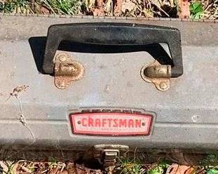 256 - Craftsman Toolbox & Contents - 20" x 7" x 5"