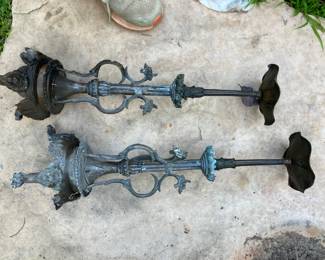 cool candle stick holders lion heads