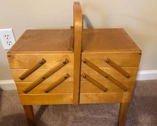 Norwegian sewing box