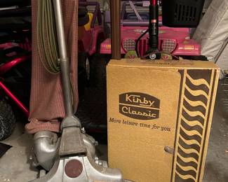 vintage Kirby vacuum and accessories