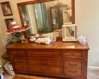 Dixie dresser and mirror