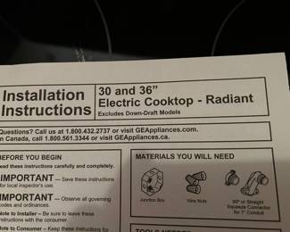 Electric cooktop