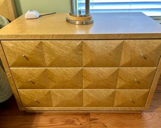 Birdseye maple chest