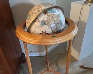 Globe on stand