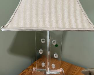 Lucite lamp