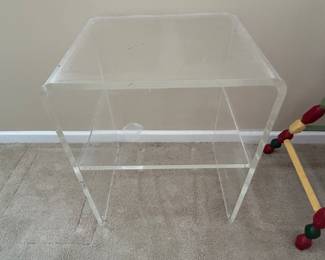 Lucite end table