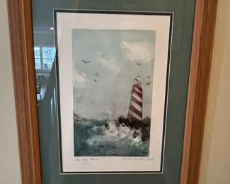 Pat Rechlin “Sea Side Guide” signed numbered print 1/100
