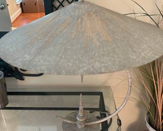 metal table lamp