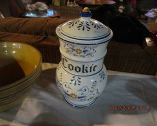 Blue Danube cookie jar