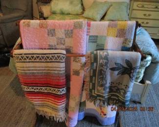 Serape, home made quilts