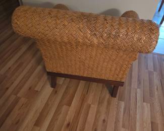 #68 - $340 - Pair of wicker armchairs, great quality