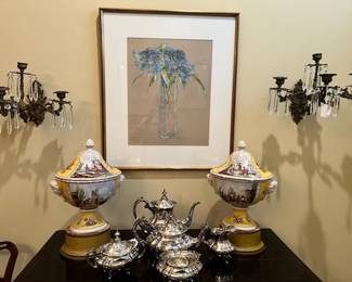 Reed and Barton Sterling 5 piece, Pattern is Hampton Court