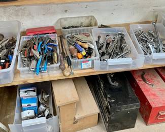 Hand Tools and boxes