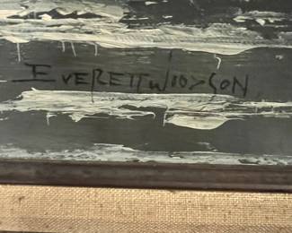 Barn landscape signed by Everett Wierson???