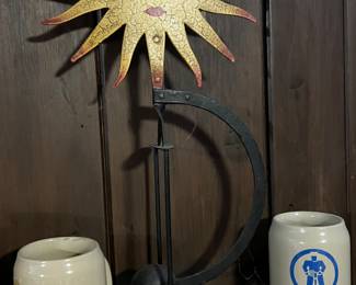 Whimsical Sun /wind sculpture