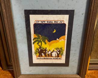 1977 New Orleans framed