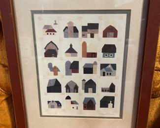 Barn Quilt pattern Print