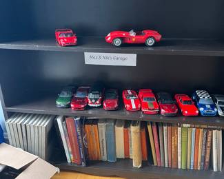 Toy Cars and books