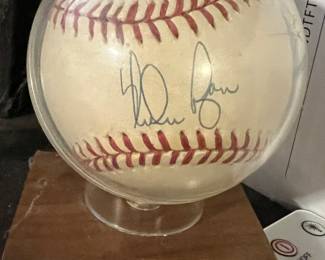 Signed Baseball Nolan Ryan