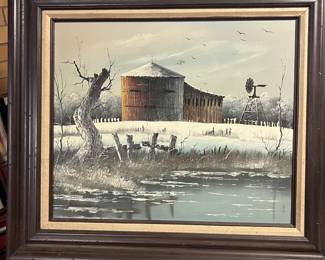 Barn landscape
