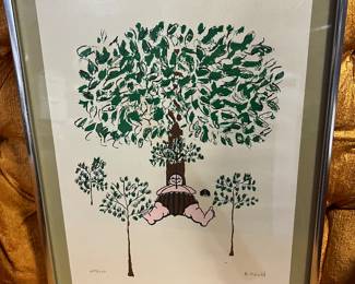 Print Man and tree