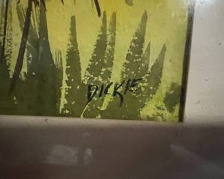 Watercolor signed dickie