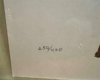 B. David art signed and numbered